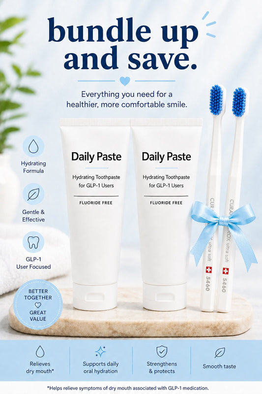 Daily Paste - Toothbrush bundle - Fluoride Free